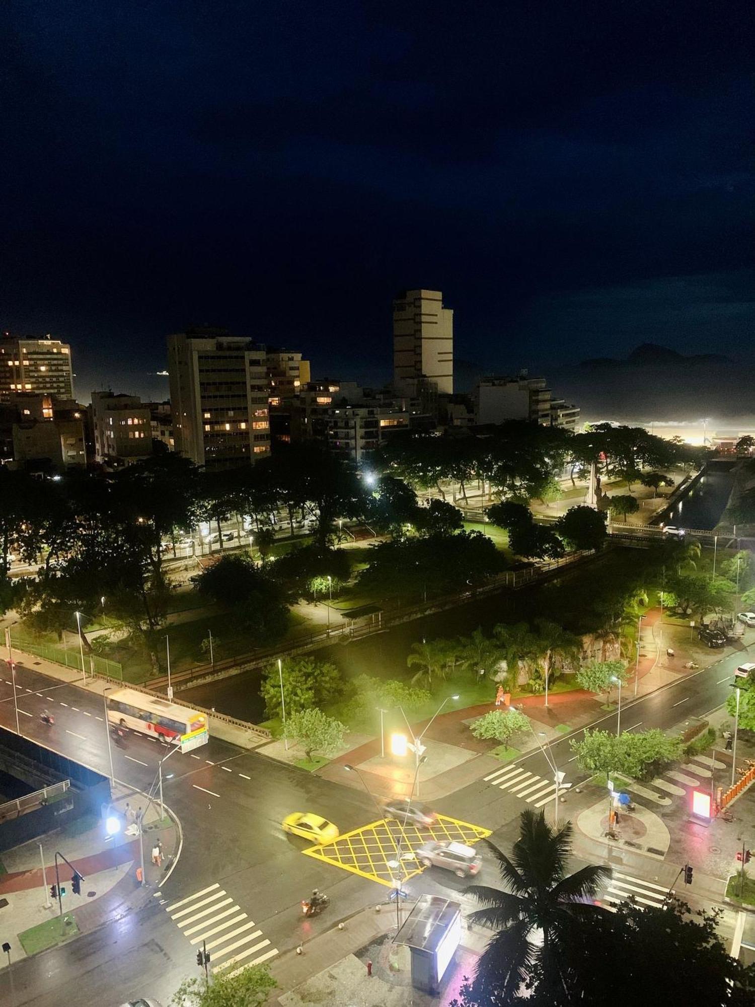 Fantástica vista da fronteira Leblon e Ipanema Rio de Janeiro Exterior foto